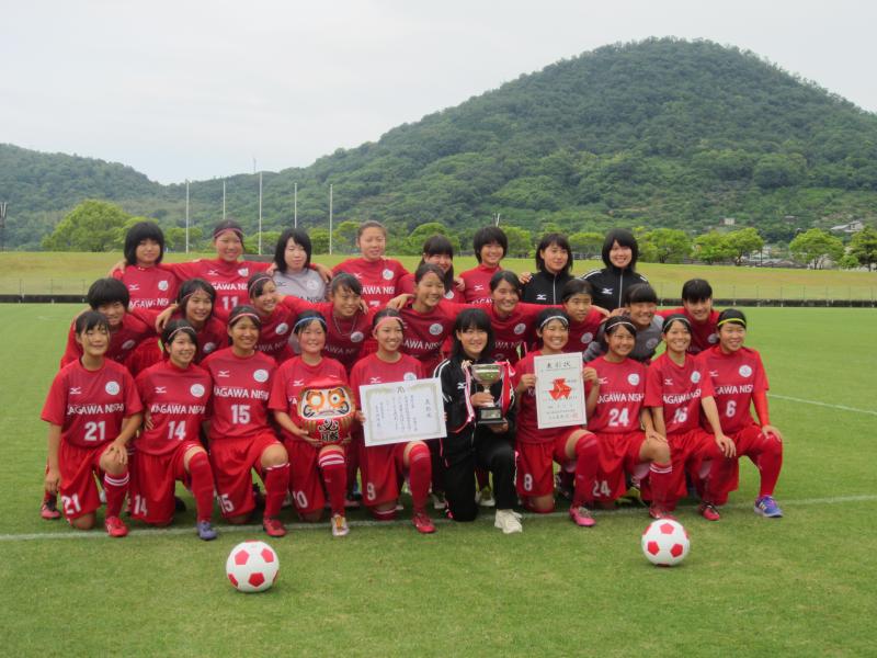 Mizuno 四国学院大学香川西高校女子サッカー部 ジャージ ユニフォーム女子
