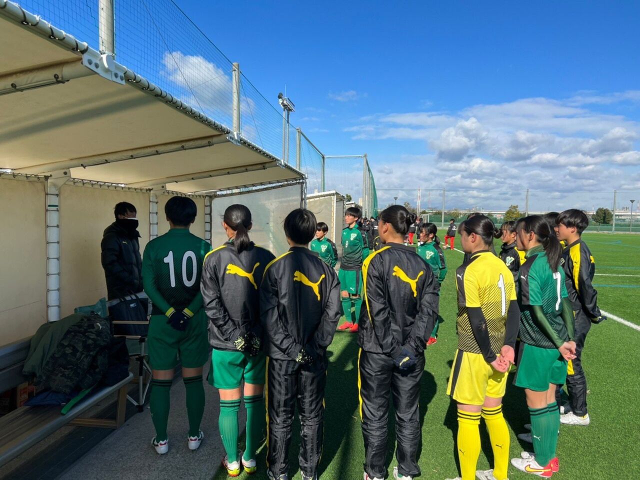 Puma 柳ヶ浦高校 女子サッカー部 ジャージ ユニフォーム女子