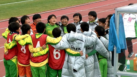 円陣 帝京長岡201901準々決勝02