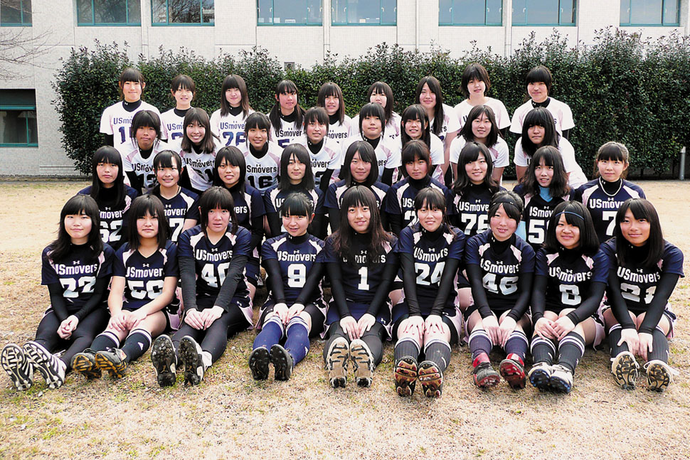公立高校の女子ラクロス部 関東 ジャージ ユニフォーム女子