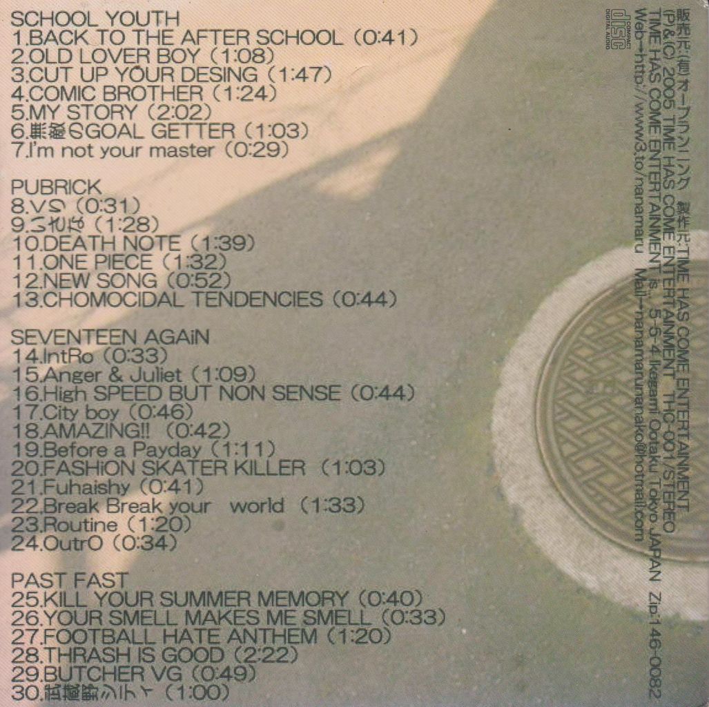 SCHOOL YOUTH。 : endless vacation with punk