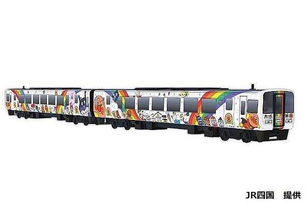 JR四国、「宇和海アンパンマン列車」が新しいデザインで登場