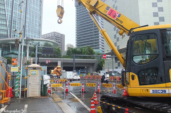 東京メトロ、日比谷線新駅「虎ノ門ヒルズ駅」建設現場を報道陣に公開