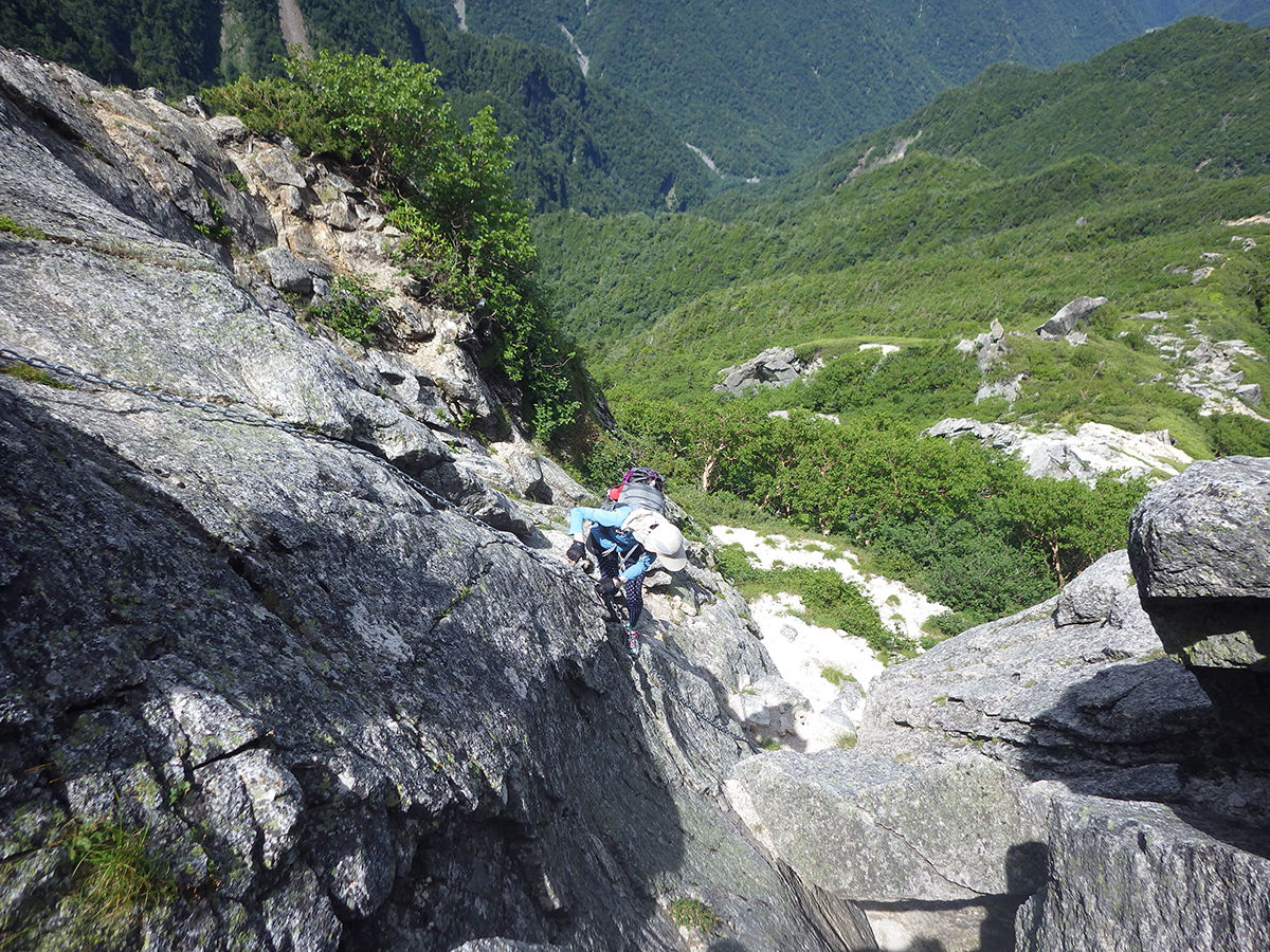20150726甲斐駒ケ岳から鋸岳 Trailmarkerの山遊び