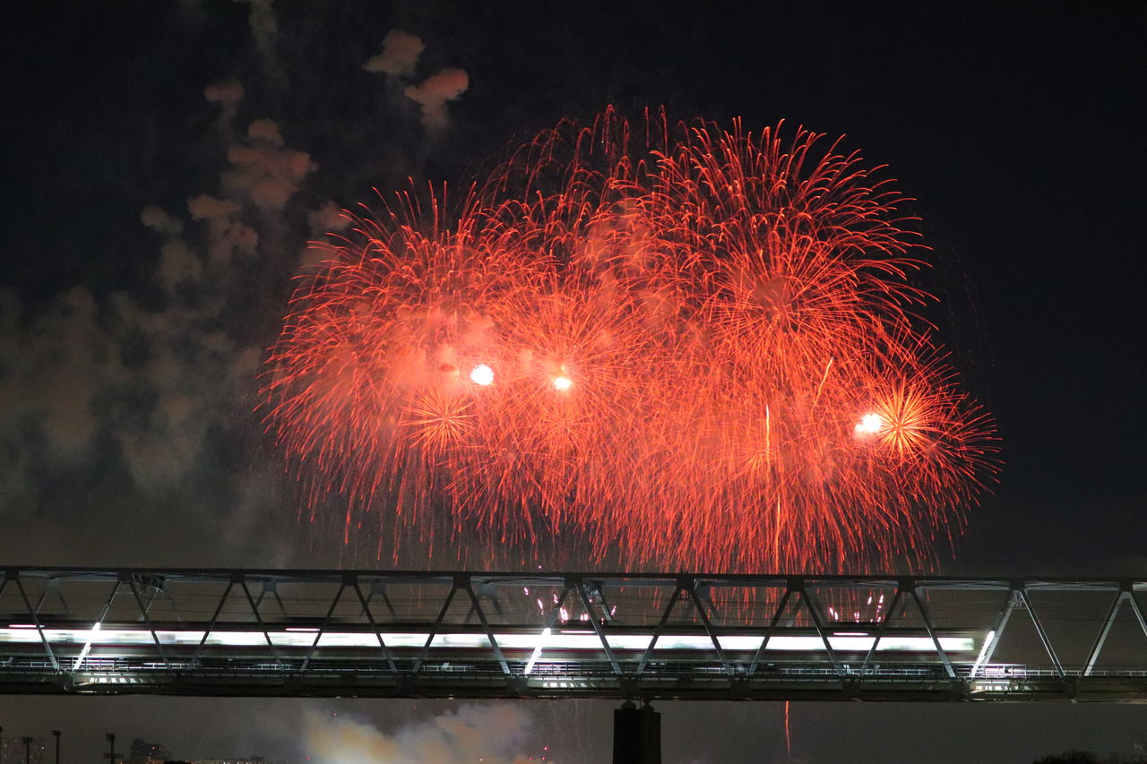 調布花火大会と京王線を撮る 快特京王稲田堤の日々の日記