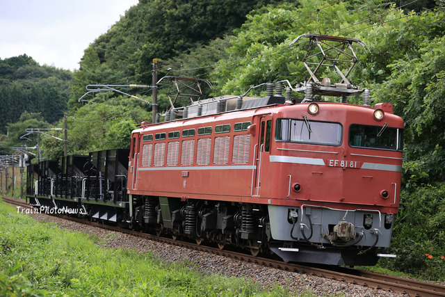 7 26運転 Ef81 81牽引西金ホキ800形郡山入場配給 Trainphotonews