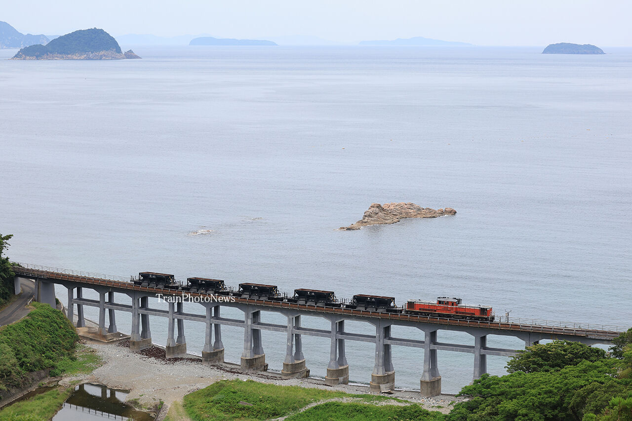 2024/6/20運転 DD51-1043牽引東萩ホキ工臨返空 : TrainPhotoNews