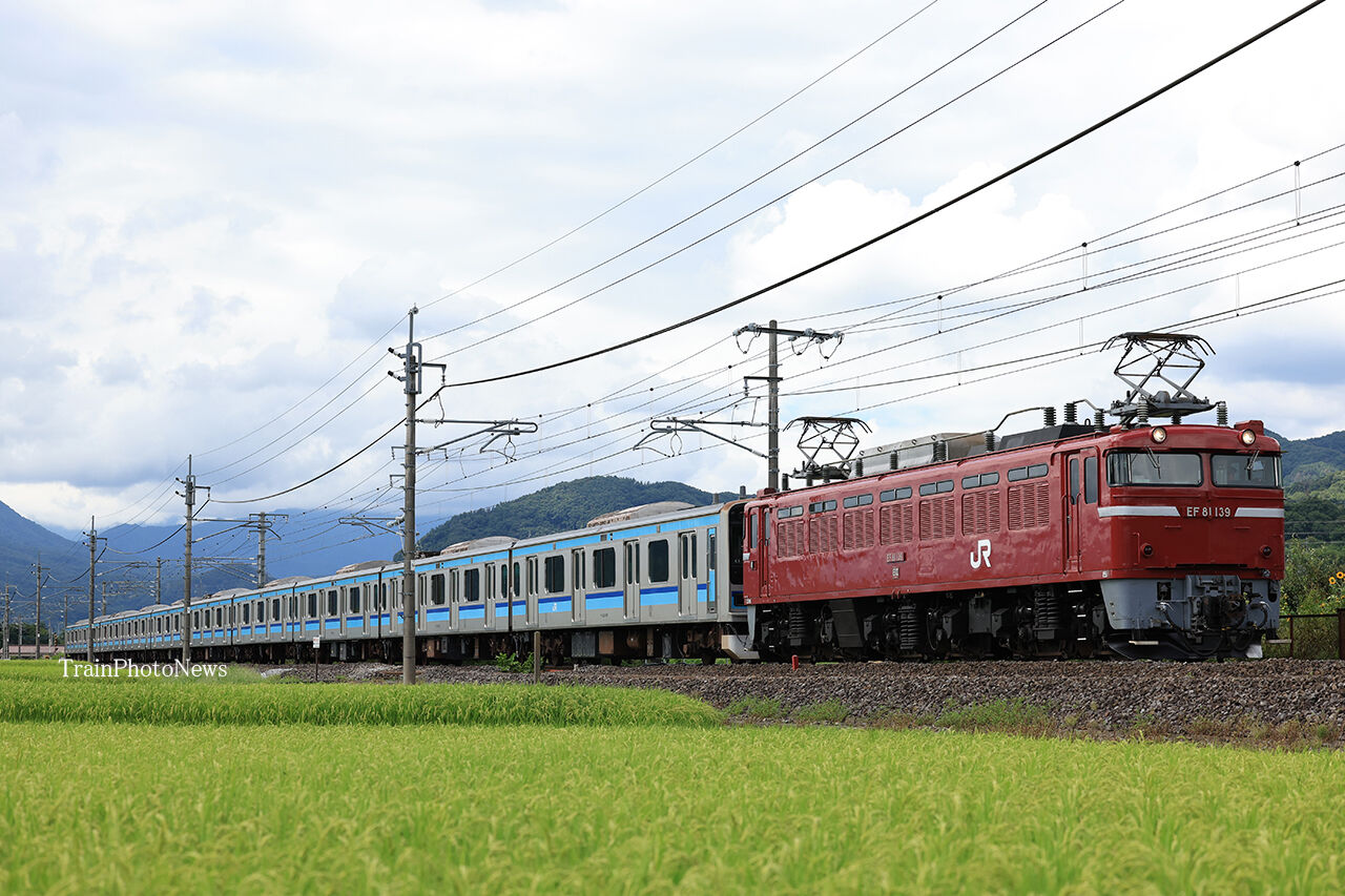 2023/8/22運転 E231系800番台ミツK1編成秋田出場配給 : TrainPhotoNews