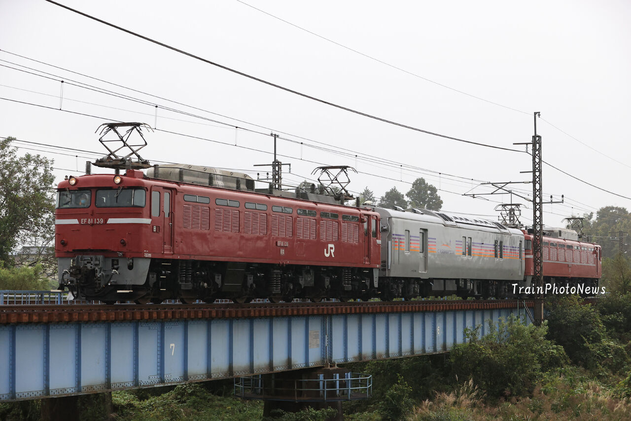 10 9運転 Ef81 139 カヤ27 501 Ef81 81黒磯試運転 Trainphotonews 10 9運転 Ef81 139 カヤ27 501 Ef81 81黒磯試運転 Trainphotonews