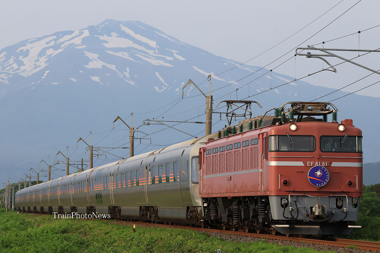 2025/6/2～3運転 EF81-81牽引カシオペア紀行 : TrainPhotoNews