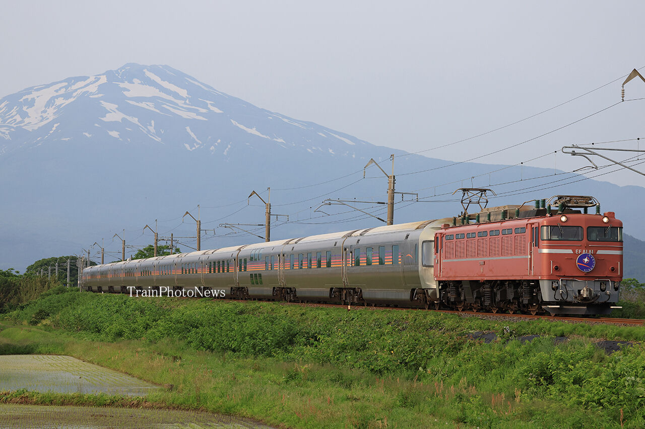 2025/6/2～3運転 EF81-81牽引カシオペア紀行 : TrainPhotoNews