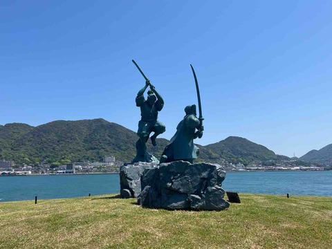 大分・福岡・山口旅行記⑤ 関門海峡の隠れ名所 宮本武蔵と佐々木小次郎の決闘の地・巌流島を歩いてみました