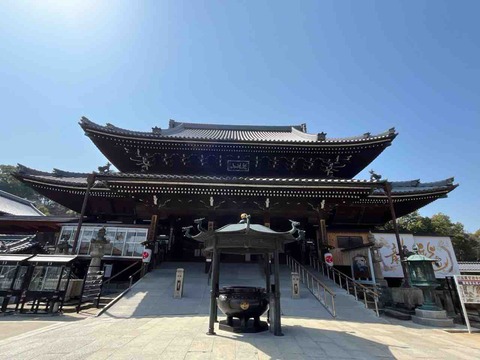 【貝塚市水間】聖武天皇の病気快癒の聖観世音菩薩がご本尊 行基によって開かれた水間観音(水間寺)