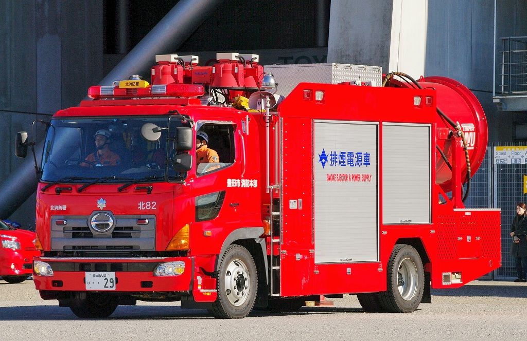 豊田市消防本部 排煙電源車 豊田北 エヌティーさんの検修庫 Trans55 豊田市消防本部 排煙電源車 豊田北 エヌティーさんの検修庫 Trans55