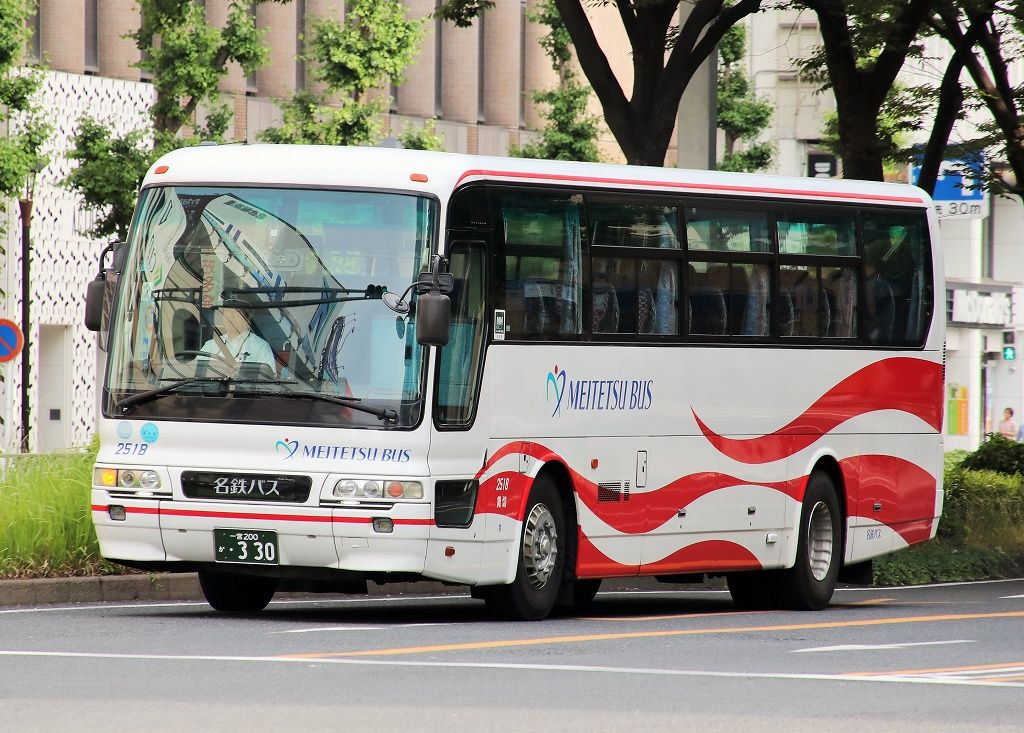 名鉄バス 貸切車 2518号車 エヌティーさんの検修庫 Trans55