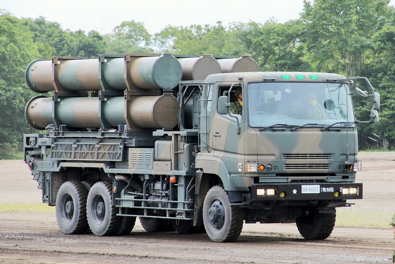 88式地対艦誘導弾 発射機搭載車両(第1地対艦ミサイル連隊