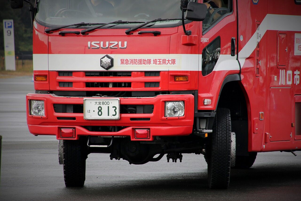 川口市消防局 支援車Ⅰ型(川口支援1) : エヌティーさんの検修庫