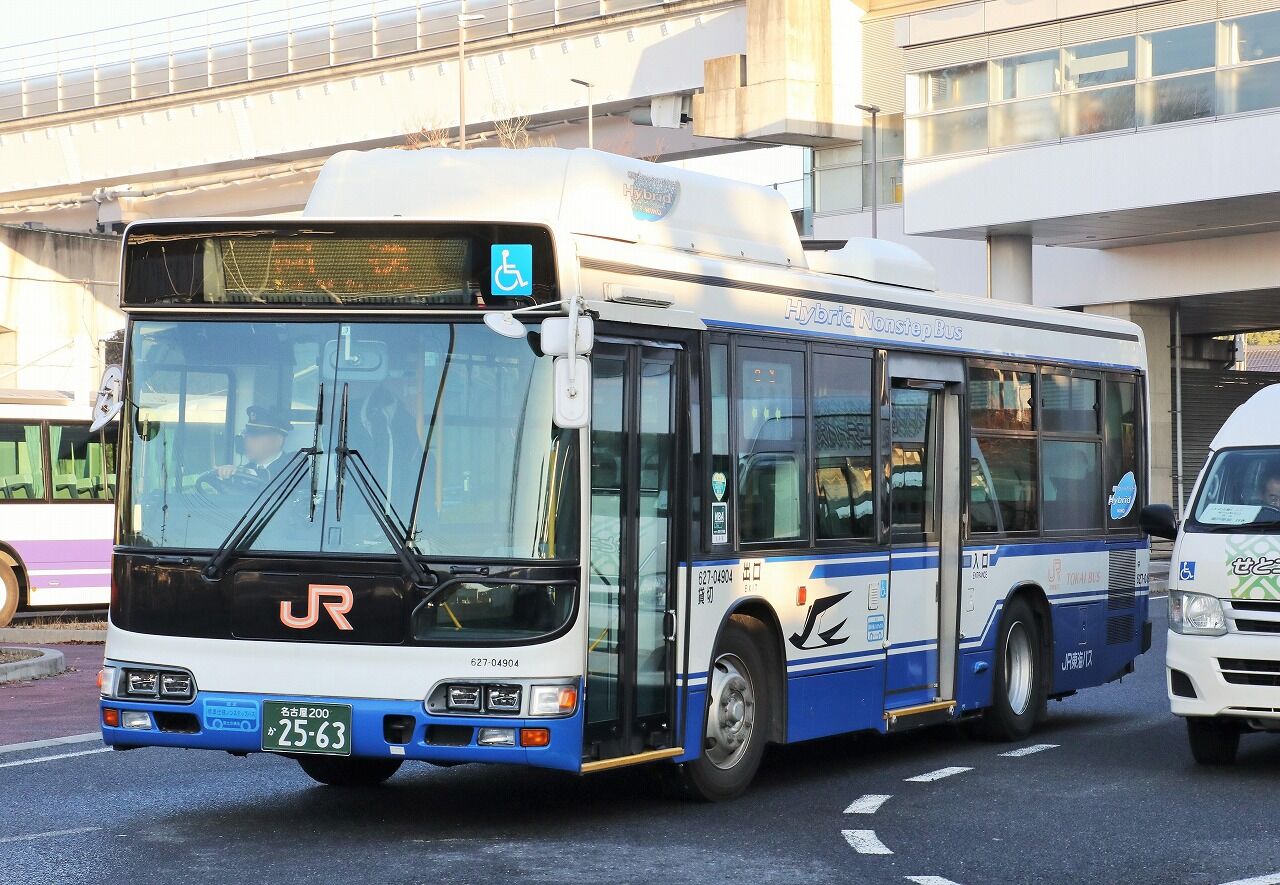愛知工業大学シャトルバスの見たまま 2019 12 エヌティーさんの検修庫 Trans5885