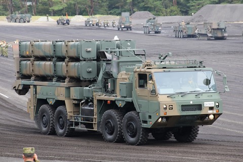 12式地対艦誘導弾 発射機搭載車両(特科教導隊) : エヌティーさんの検修