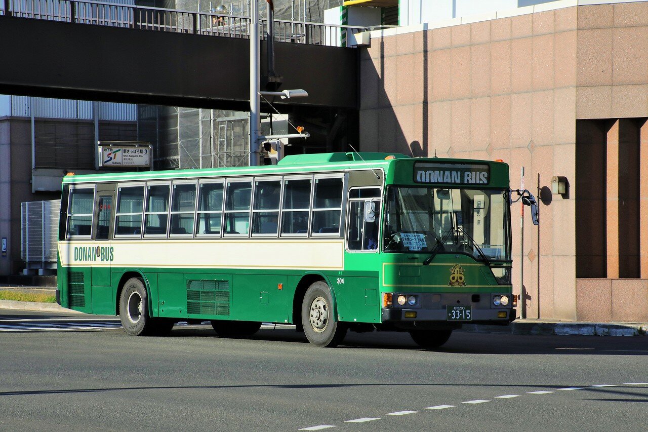 道南バス 「高速ひだか号」 フロントステッカー 北海道 札幌駅