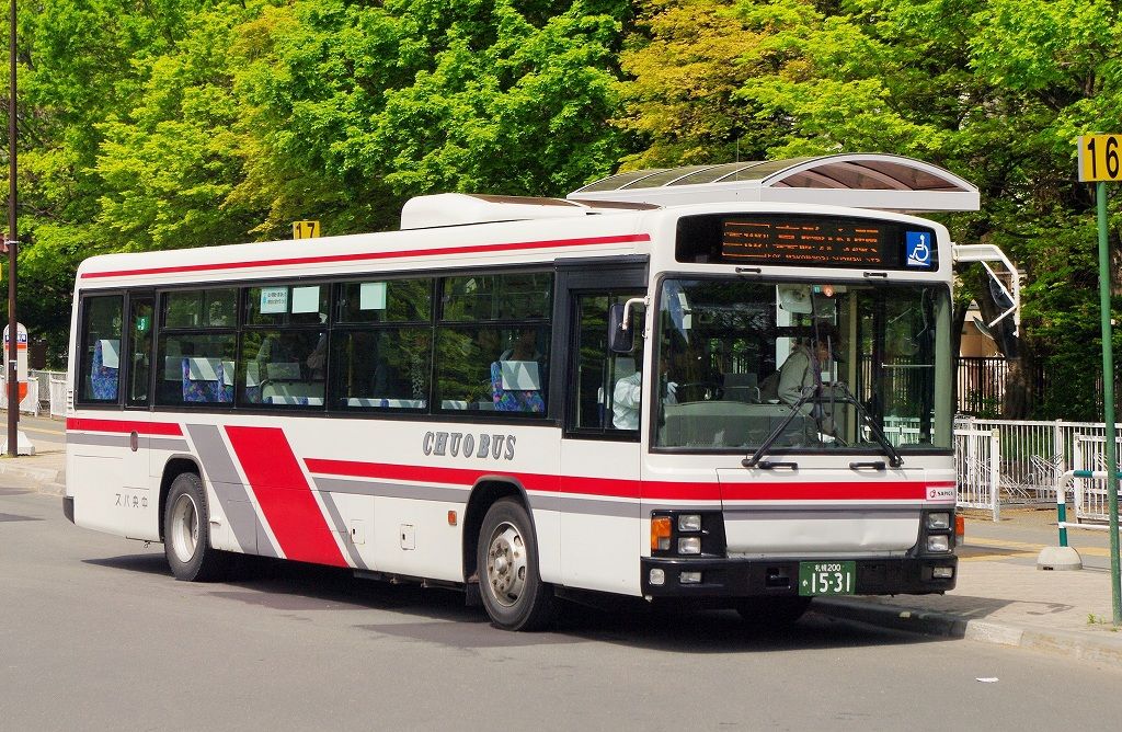 北海道中央バス 路線車 1531号車 エヌティーさんの検修庫 Trans55 北海道中央バス 路線車 1531号車 エヌティーさんの検修庫 Trans55