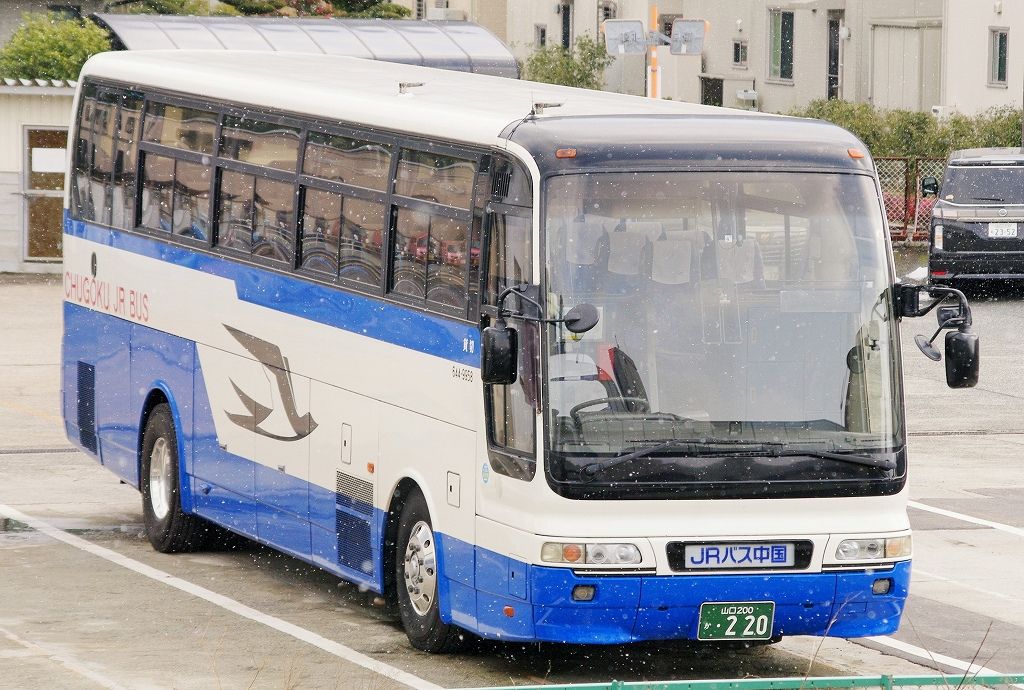 【JRバス中国】キーホルダー さよなら園福線・京丹波営業所 西日本ジェイアールバス2台セット