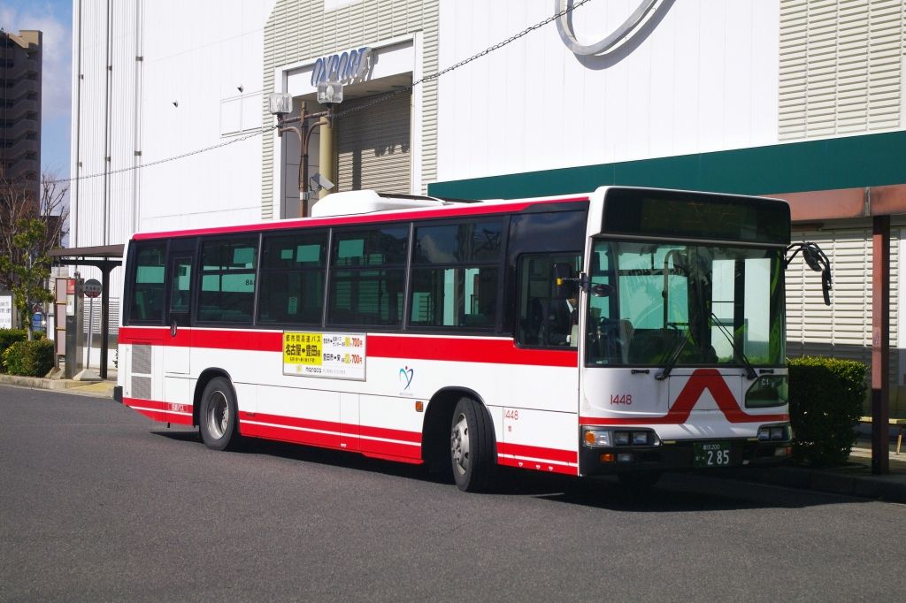 バズ 名鉄バスの日野車 ～1448号車（2004年式）～ : エヌティーさんの検修庫