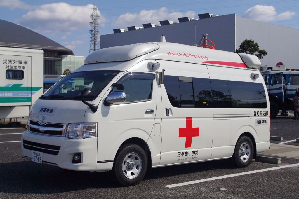 日本赤十字社 愛知県支部 指揮車 エヌティーさんの検修庫 Trans55