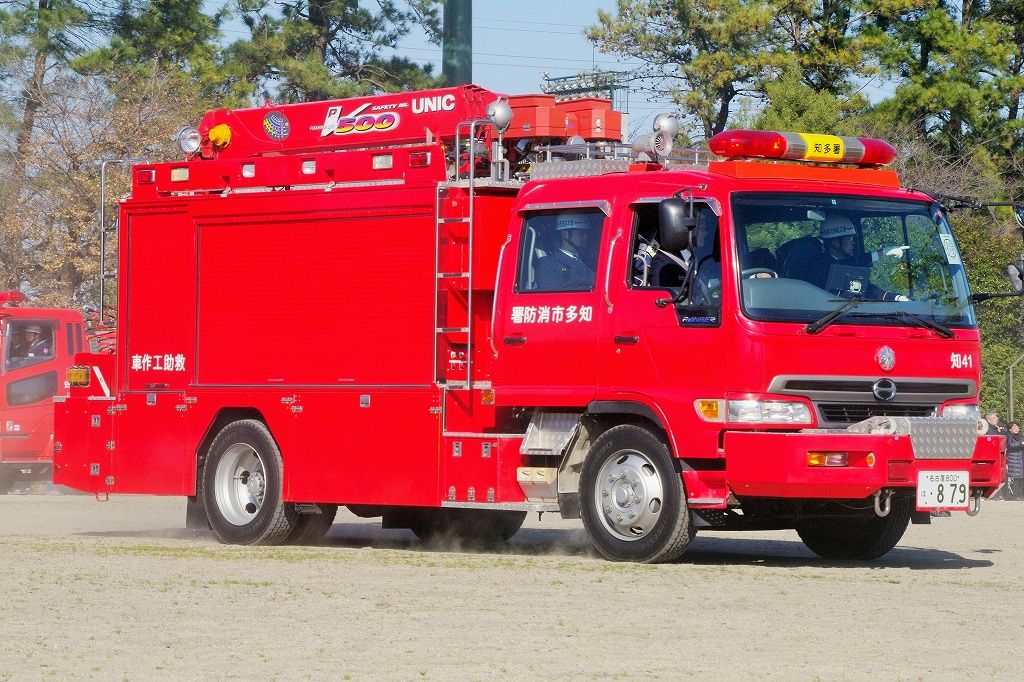 知多市消防本部 救助工作車(旧知多41) : エヌティーさんの検修庫