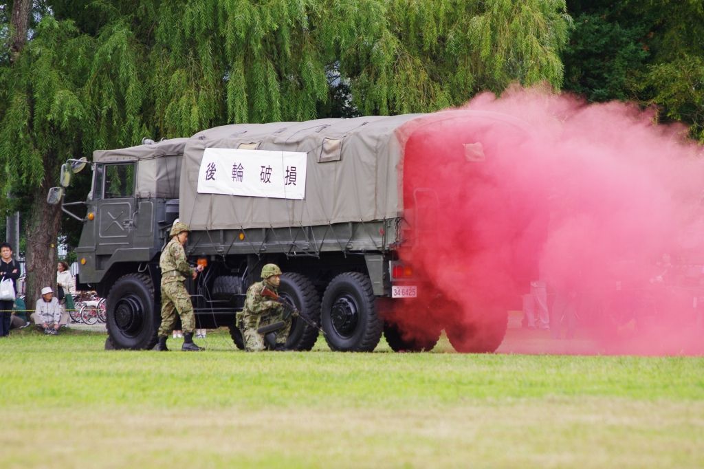 桂駐屯地で見かけた73式大型トラック 3 1 2tトラック エヌティーさんの検修庫 Trans5885