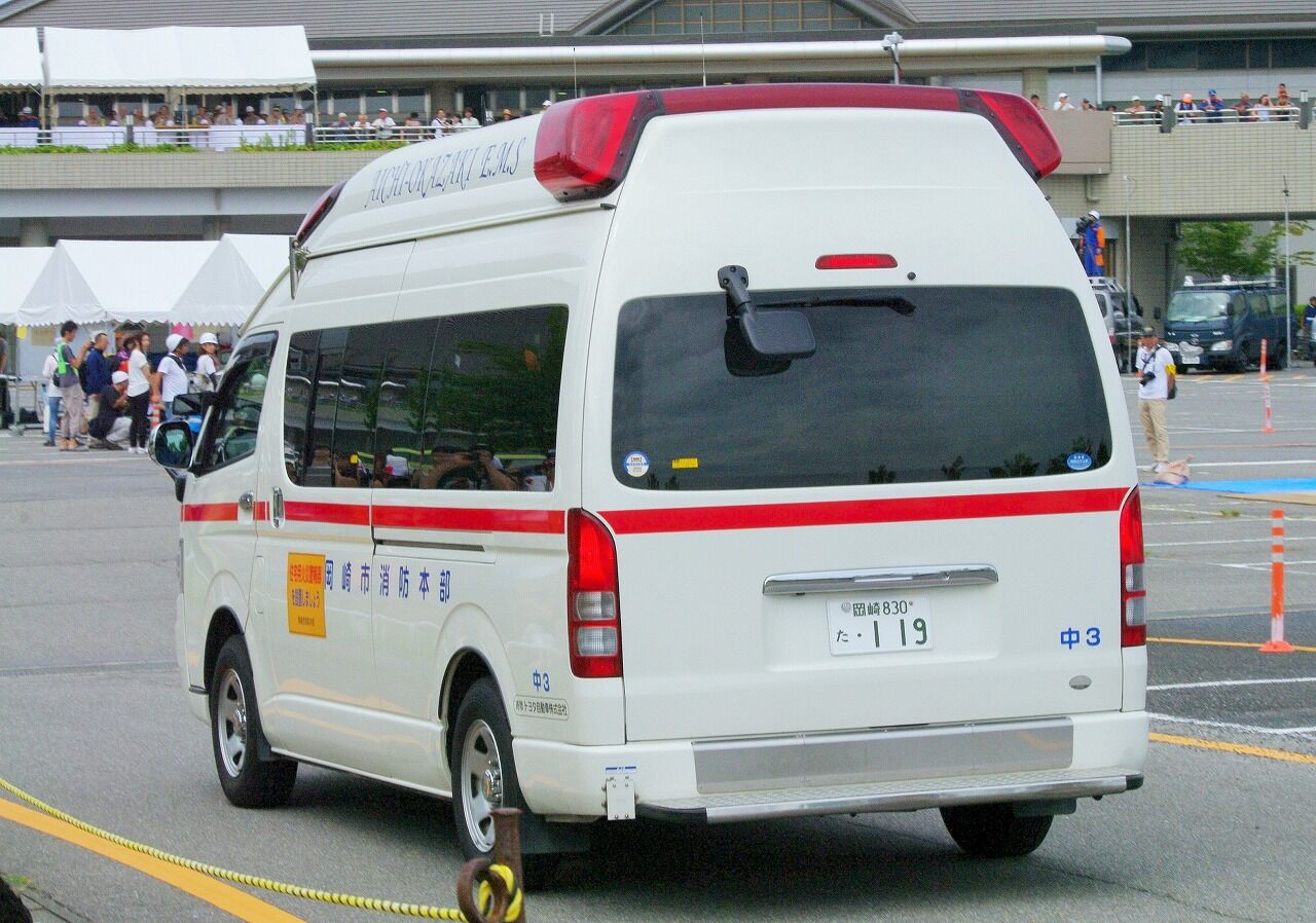 岡崎市消防本部 救急車(中救急3) : エヌティーさんの検修庫
