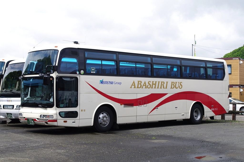 網走バス 貸切車 225号車 エヌティーさんの検修庫 Trans55 網走バス 貸切車 225号車 エヌティーさんの検修庫 Trans55