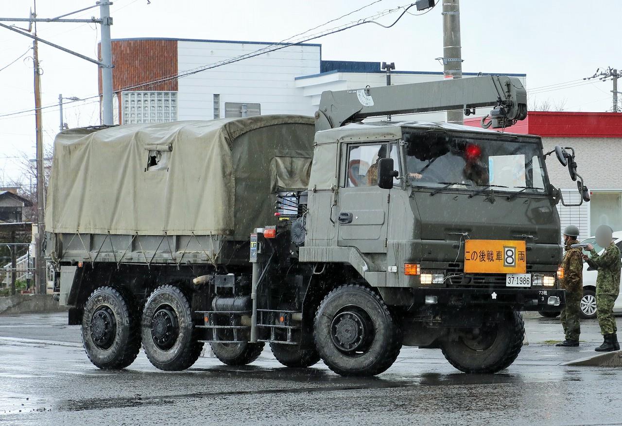 3トン半トラック(作業装置付き) 第73戦車連隊 : エヌティーさんの検修