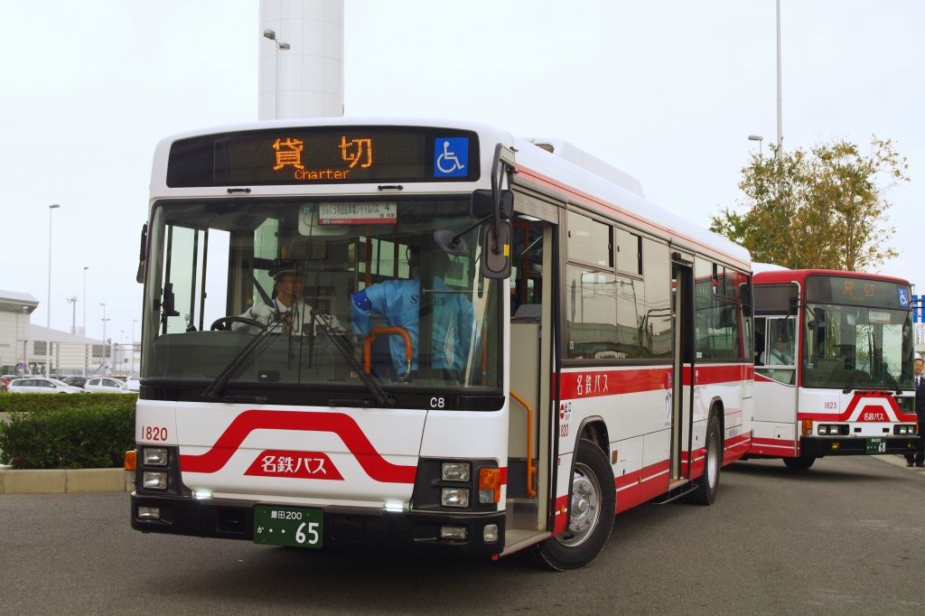 名鉄バスの日野車 ～18**代（2008年式）～ : エヌティーさんの検