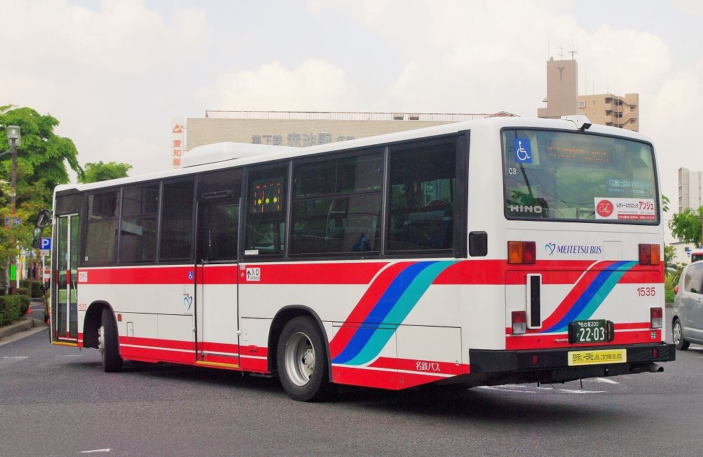 名鉄バス方向幕　4415号車 名鉄バス(路線車) 1535号車 : エヌティーさんの検修庫(trans5885)