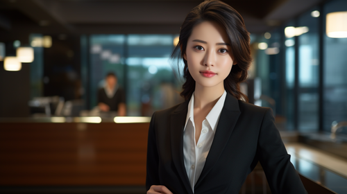 maximilian283_Attractive_Japanese_working_career_woman_in_offic_