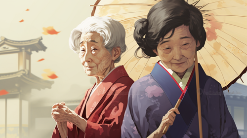 maximilian283_Old_Japanese_women_living_happily_in_Japan_Anime_