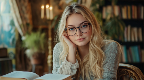 maximilian283_A_beautiful_blond_European_female_with_glas
