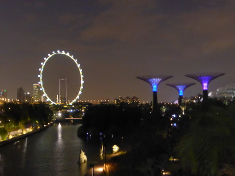 マリーナの夜景