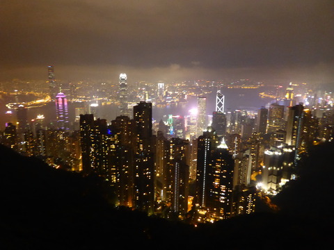 ビクトリアピークの夜景2