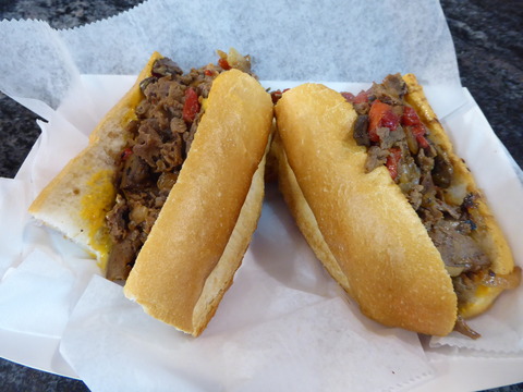 ⑦昼食 (8) Cheese steak