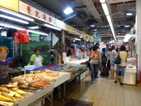 香港の市場 (4)