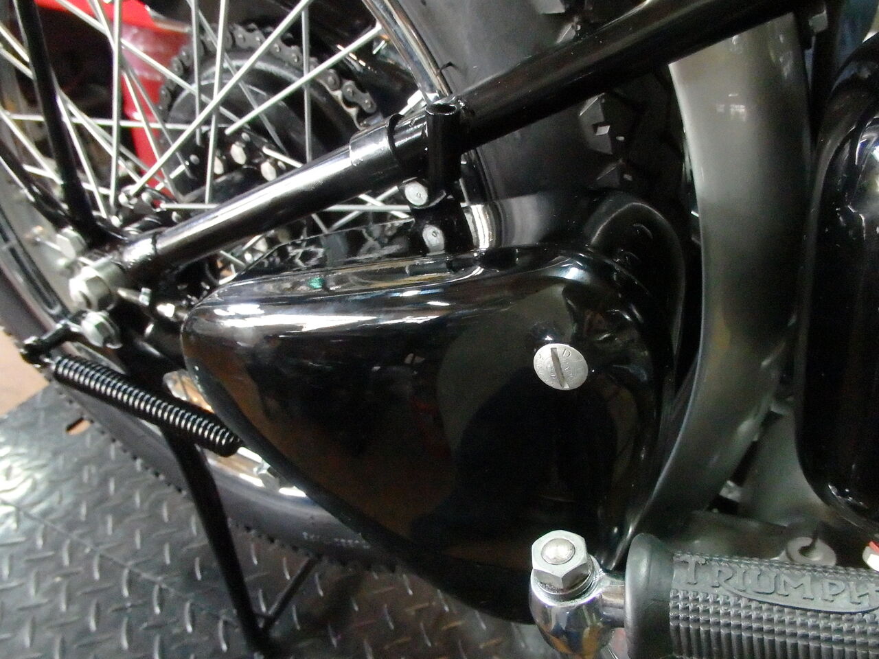 1954年トライアンフTR5合宿スクール8回目初日 