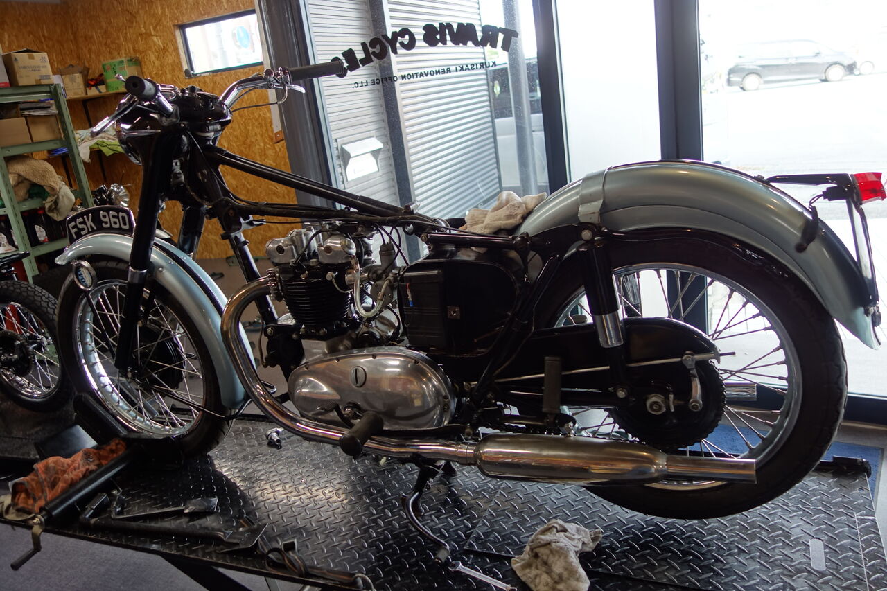 1954トライアンフワッセルガスタンク