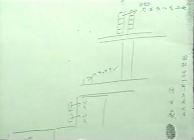 刃物店の手書き地図
