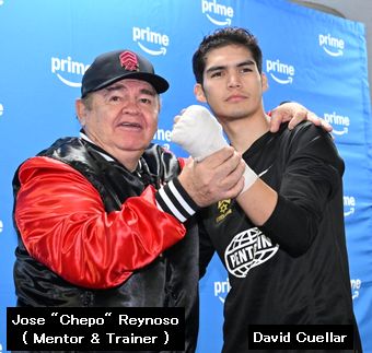 メンター兼トレーナーのチェポ・レイノソ(左)とクェジャル