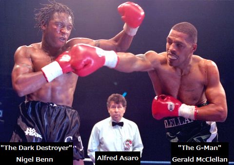 ナイジェル・ベン vs ジェラルド・マクラレン(1995年2月25日/ロンドン)