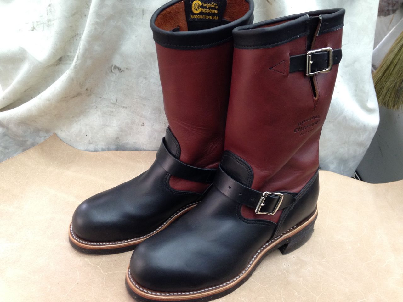 チペワ　エンジニアブーツ chippewaチペワエンジニアブーツ1901M59 : 靴、鞄、革製品修理の