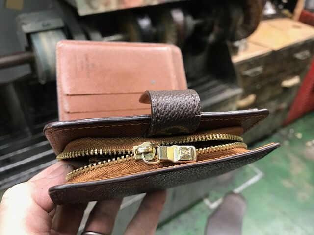 ヴィトン Louis Vuitton 財布 ファスナー修理 靴 鞄 革製品修理の東京修理センター ダイアリー