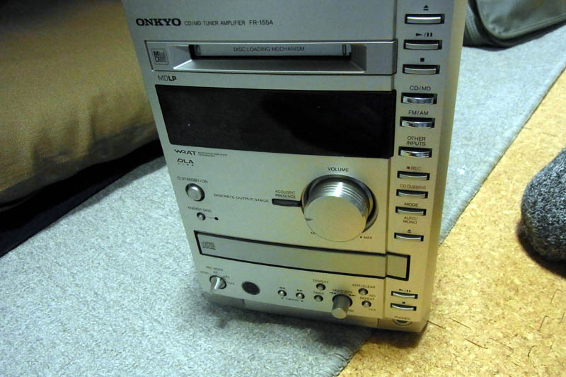 ミニコンポ ONKYO FR−155A 動作品 ミニコンポの腑分け FR-155 ONKYO 